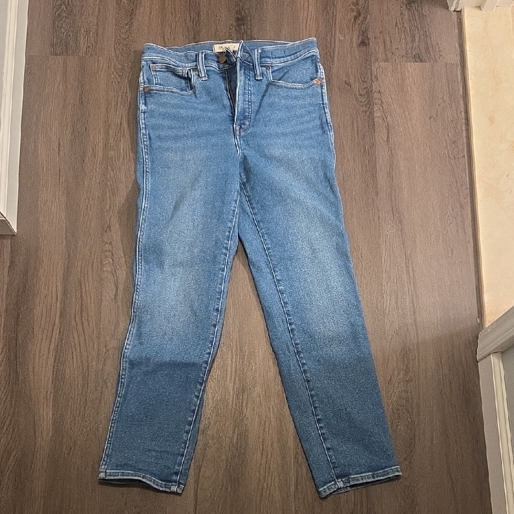 Madewell Straight-Leg Jeans in Medium Blue Wash